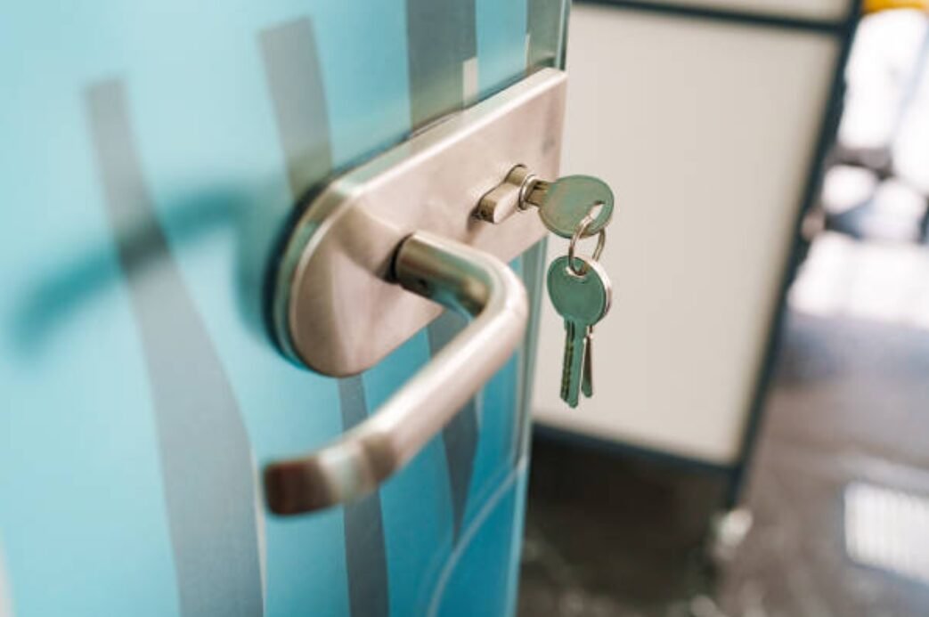 commercial locksmith service.