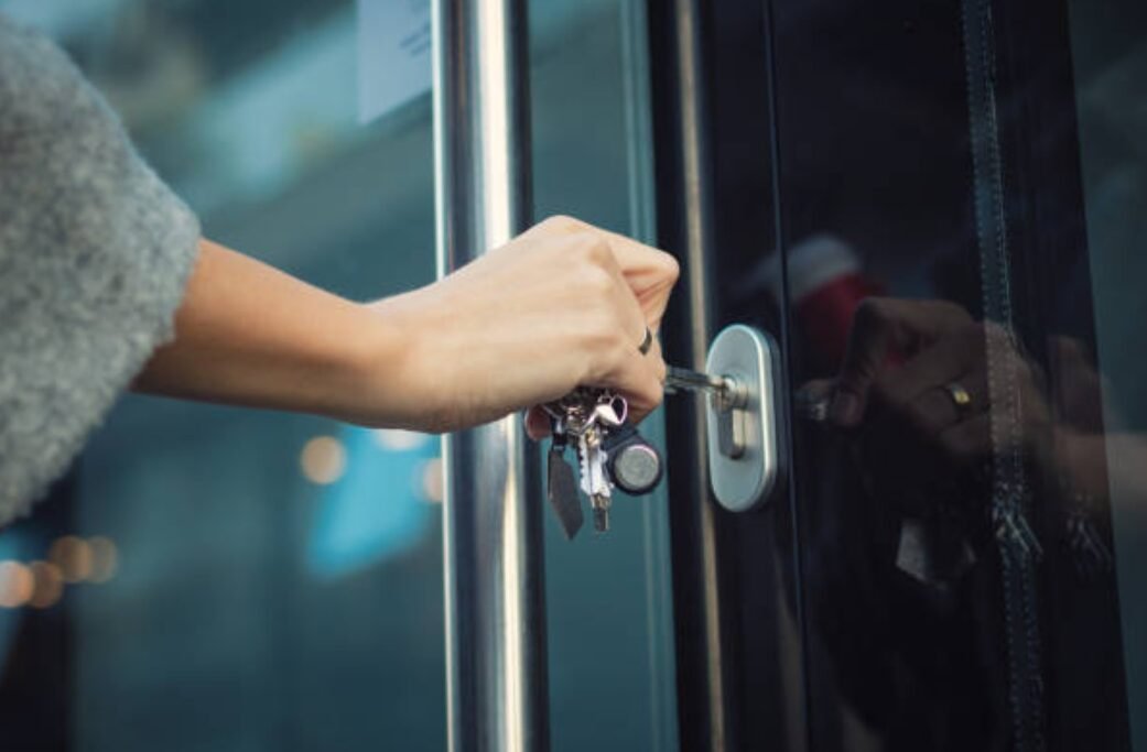 commercial locksmith service.
